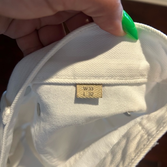 Men's Burberry Brit White Straight Jeans - Picture 3 of 3